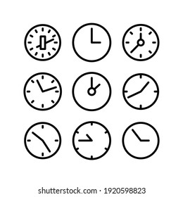 time icon or logo isolated sign symbol vector illustration - Collection of high quality black style vector icons

