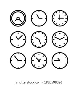 time icon or logo isolated sign symbol vector illustration - Collection of high quality black style vector icons

