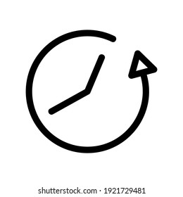 time icon or logo isolated sign symbol vector illustration - high quality black style vector icons
