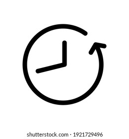 time icon or logo isolated sign symbol vector illustration - high quality black style vector icons
