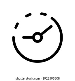 time icon or logo isolated sign symbol vector illustration - high quality black style vector icons
