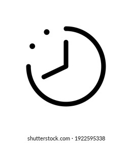 time icon or logo isolated sign symbol vector illustration - high quality black style vector icons
