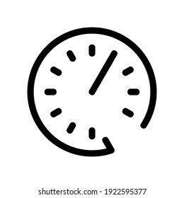 time icon or logo isolated sign symbol vector illustration - high quality black style vector icons
