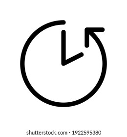 time icon or logo isolated sign symbol vector illustration - high quality black style vector icons
