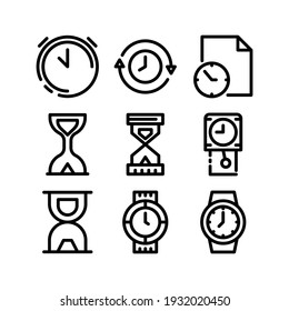 time icon or logo isolated sign symbol vector illustration - Collection of high quality black style vector icons
