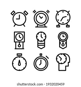 time icon or logo isolated sign symbol vector illustration - Collection of high quality black style vector icons
