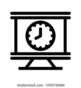 time icon or logo isolated sign symbol vector illustration - high quality black style vector icons
