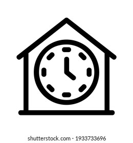 icono de tiempo o logotipo símbolo de signo aislado ilustración vectorial - iconos vectoriales de estilo negro de alta calidad
