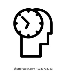 icono de tiempo o logotipo símbolo de signo aislado ilustración vectorial - iconos vectoriales de estilo negro de alta calidad
