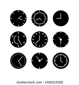 time icon or logo isolated sign symbol vector illustration - Collection of high quality black style vector icons
