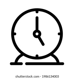 icono de tiempo o logotipo símbolo de signo aislado ilustración vectorial - iconos vectoriales de estilo negro de alta calidad
