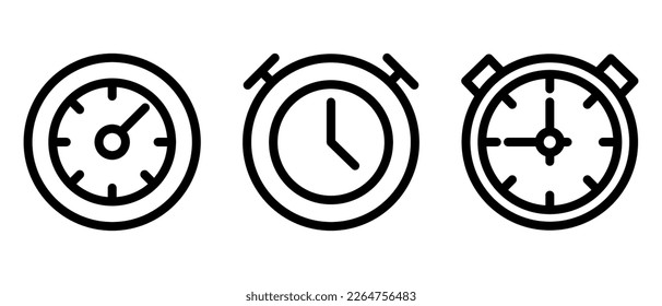 time icon or logo isolated sign symbol vector illustration - high quality black style vector icons
