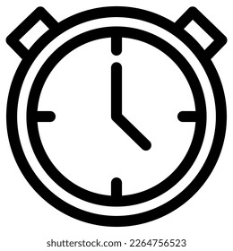 icono de tiempo o logotipo símbolo de signo aislado ilustración vectorial - iconos vectoriales de estilo negro de alta calidad
