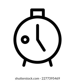 icono de tiempo o logotipo símbolo de signo aislado ilustración vectorial - iconos vectoriales de estilo negro de alta calidad

