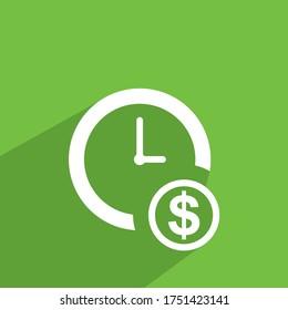 Icono de tiempo , Icono de dinero