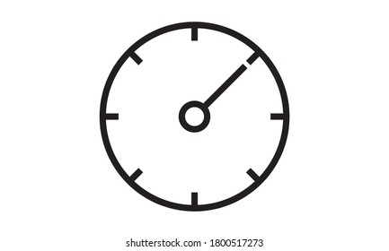 Time icon on white background clock icon time vector image