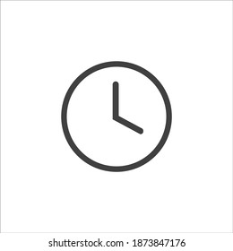 time icon on white background. EPS10. Vector
