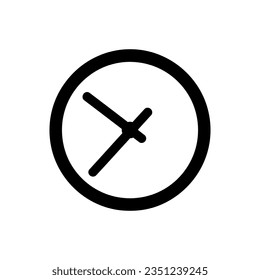 Icono de tiempo en fondo blanco