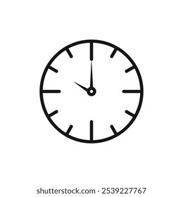 Colección de contorno de icono de tiempo o conjunto en blanco y negro