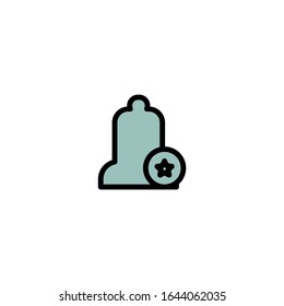 Time Icon Set. Unique Combination of Outline Style Icon and Illustration Colors