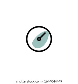 Time Icon Set. Unique Minimalist Illustration Vector Editable Also.