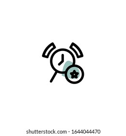 Time Icon Set. Unique Minimalist Illustration Vector Editable Also.