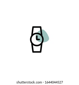 Zeitsymbol-Set. Einzigartige minimalistische Illustration-Vektorillustration ebenfalls editierbar.