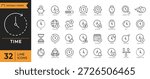 Time icon set. vector illustration