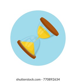 Time icon symbol. Modern vector icon of hourglasses