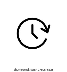 Time icon symbol vector illustration