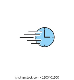 time icon template design
