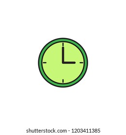 time icon template design