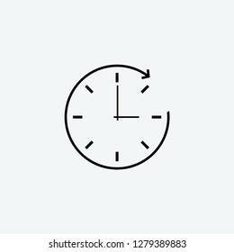 time icon vector