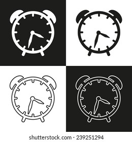 Time icon. Vector. 