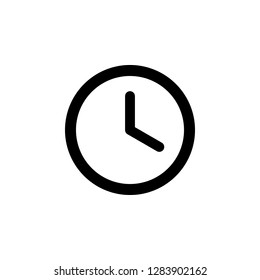 Time icon vector. Clock icon vector