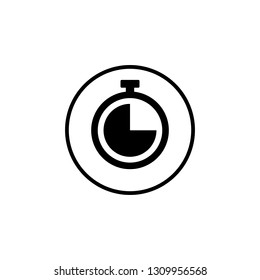 Time icon vector. Clock icon vector