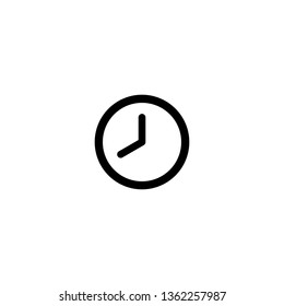 Time icon vector. Clock icon vector