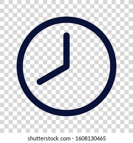 Time icon vector. Clock icon vector. editable icon vector illustration