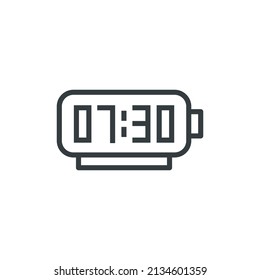 Time icon, vector clock radio time icon, vector illustration