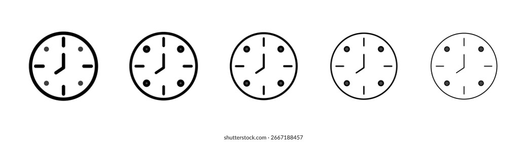 Coleção de vetor de ícone de tempo. EPS 10