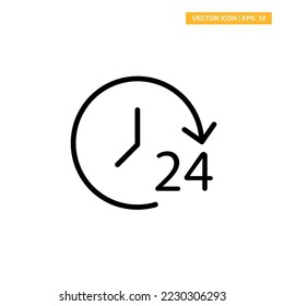 Time icon vector design illustration