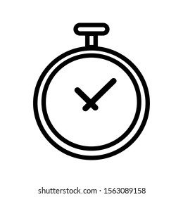 Time icon vector. Fast time vector icon. Deadline icon vector illustration