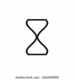 Time icon vector. Hourglass Loading icon