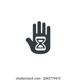 Time icon, vector time icon, vector illustration