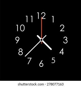 Time icon. Vector illustration