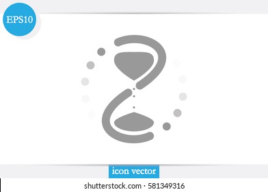 Time icon vector illustration.