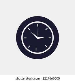 time icon. Vector illustration. clock icon