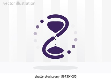 Time icon vector illustration eps10.
