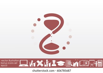 Time icon vector illustration eps10.