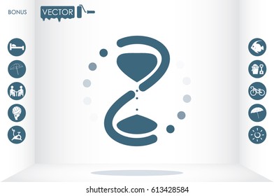 Time icon vector illustration eps10.